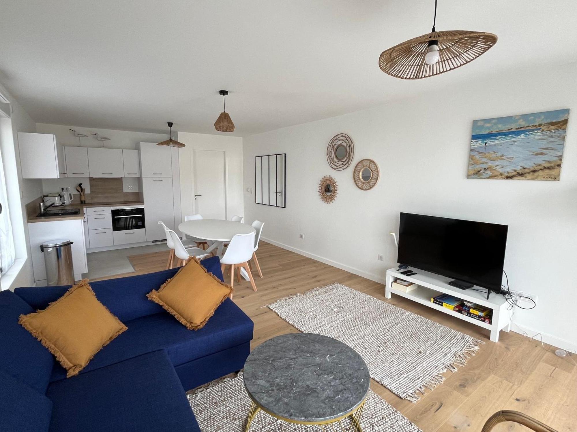 Evasion Plage - Appartement Lumineux Plein Centre Et 150M Plage Neufchâtel-Hardelot Exterior photo